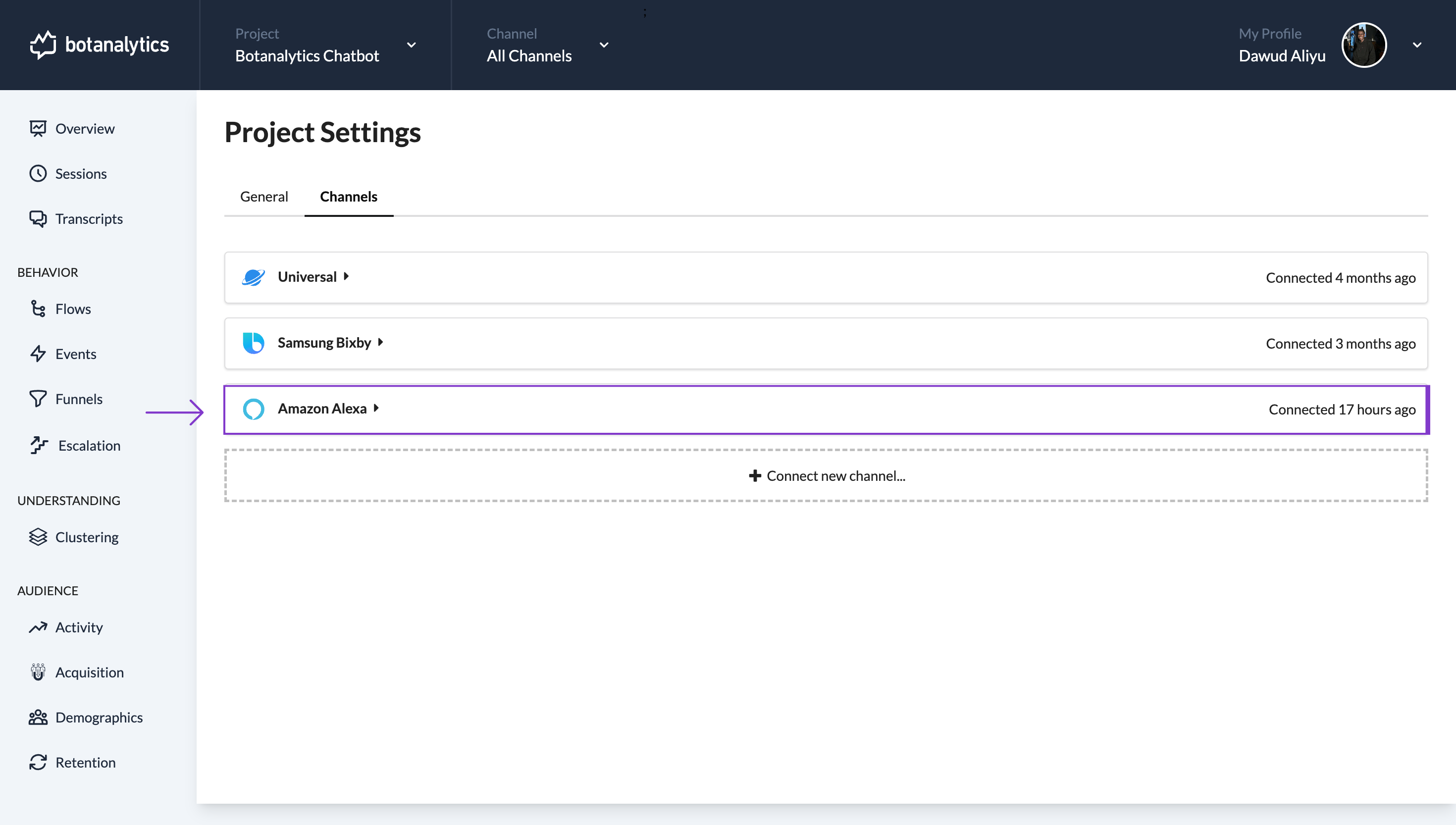 Regen Click Channels