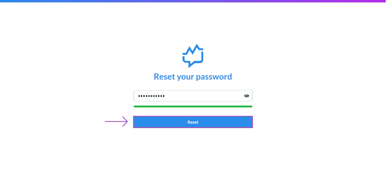 Complete Reset Password Process